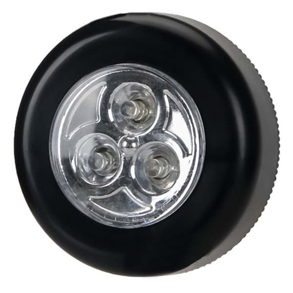 Trådløs selvklebende LED-lampe med berøringsfunksjon Sort