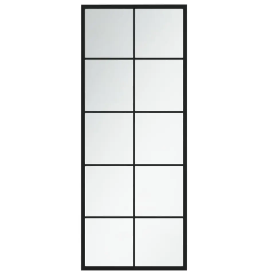 vidaXL - Spiegel - Zwart - Metaal - 100 x 40 cm