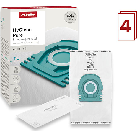 HyClean Pure TU-støvsugerpose 4-pak