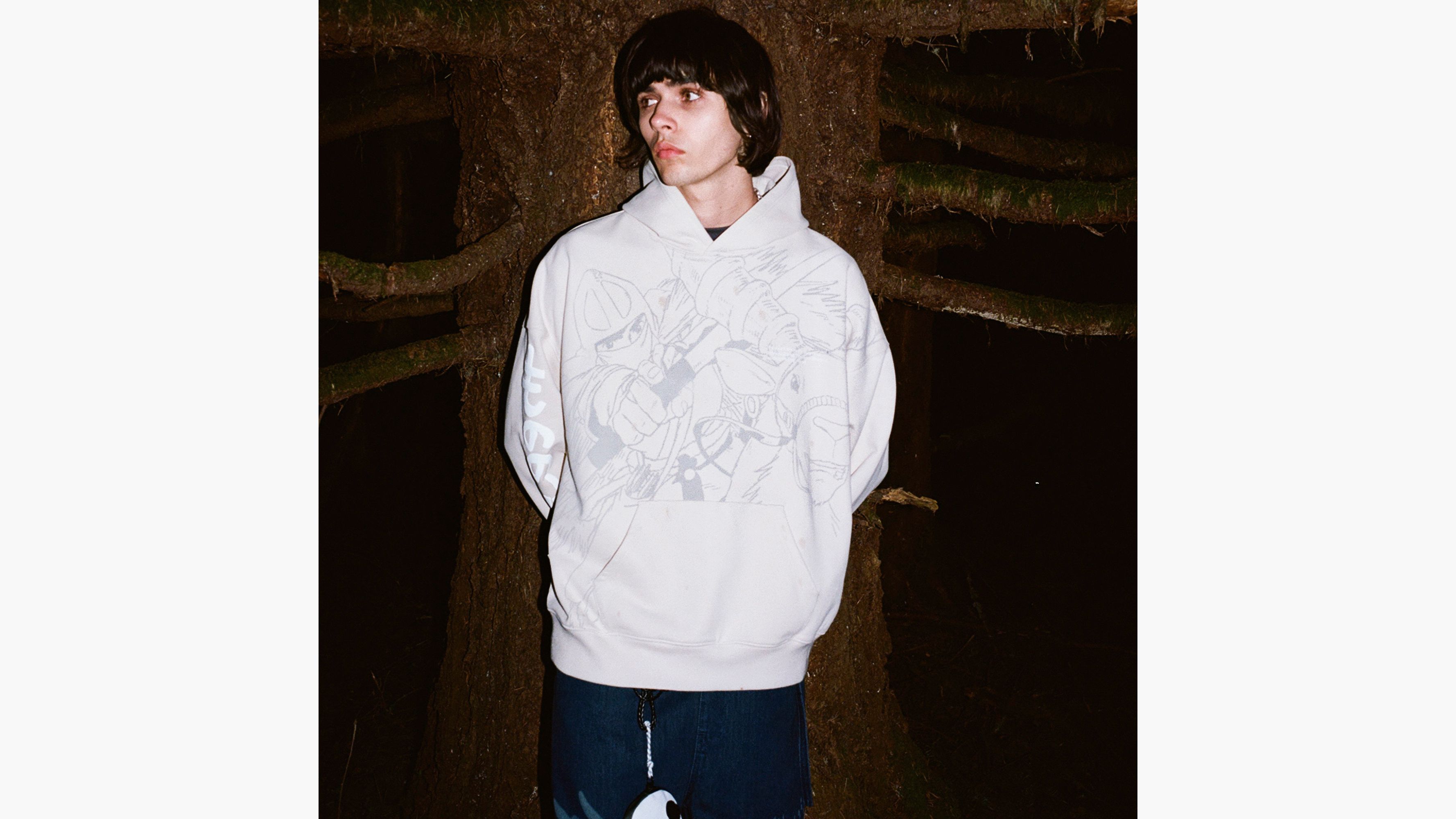 Sweat à capuche Ashitaka Levi's® X Princess Mononoke - Xghibli Prince Of The Emishi Natural - Neutral