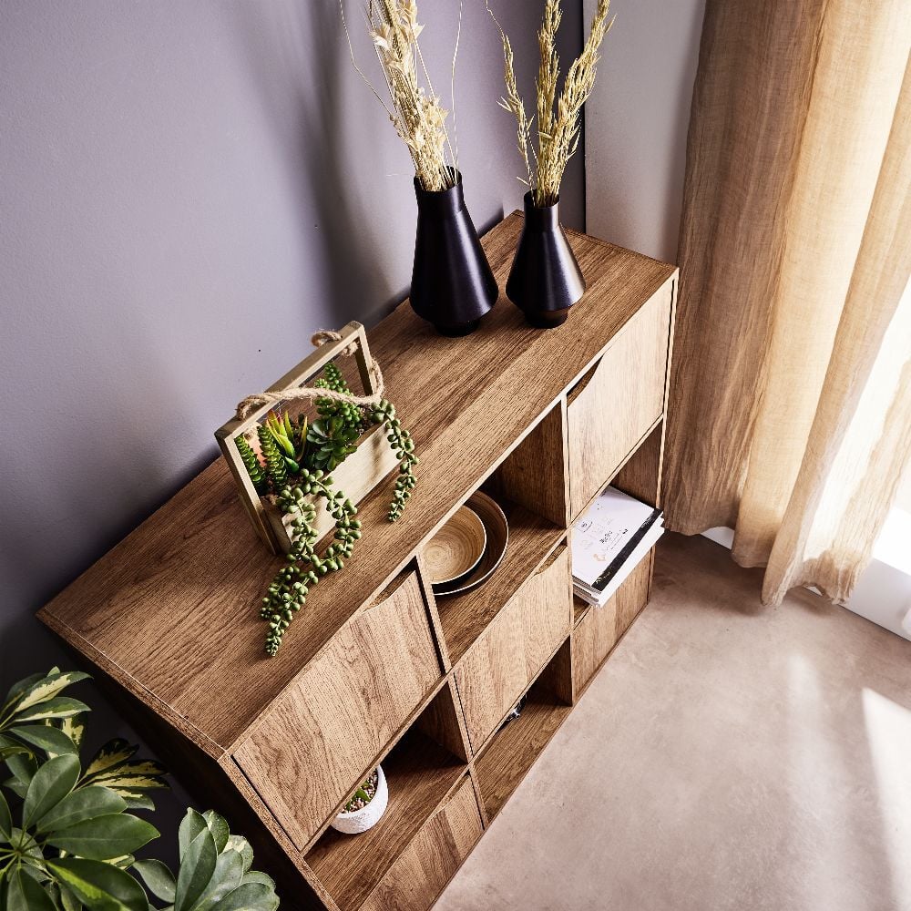 Meuble étagères mdf 9 casiers