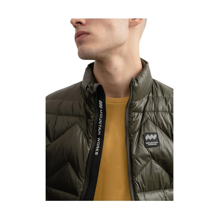 Mountain Works Featherlight Down Vest Men Military