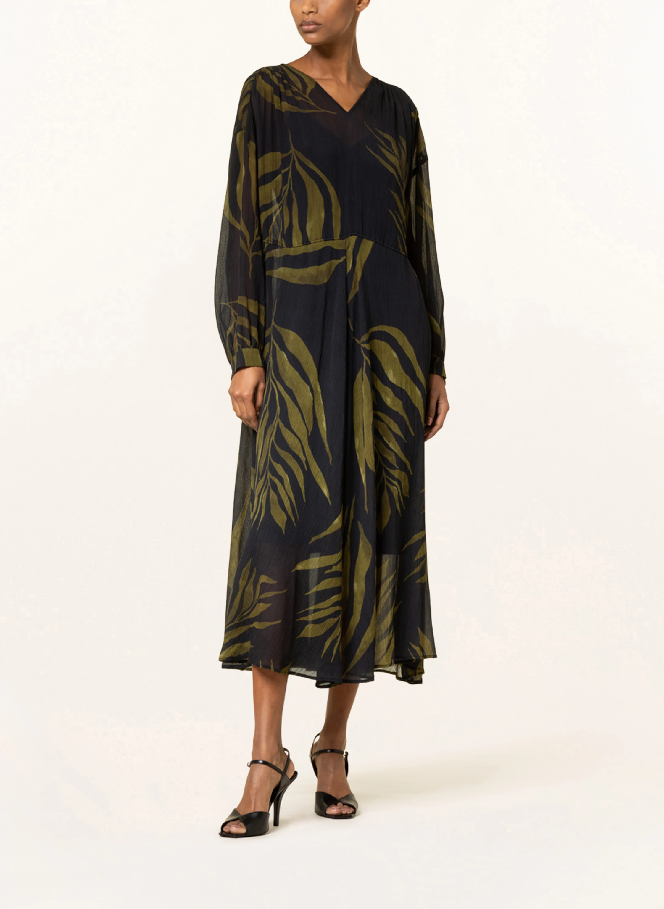 IRIS von ARNIM Plisseekleid FARAYA mit Seide
