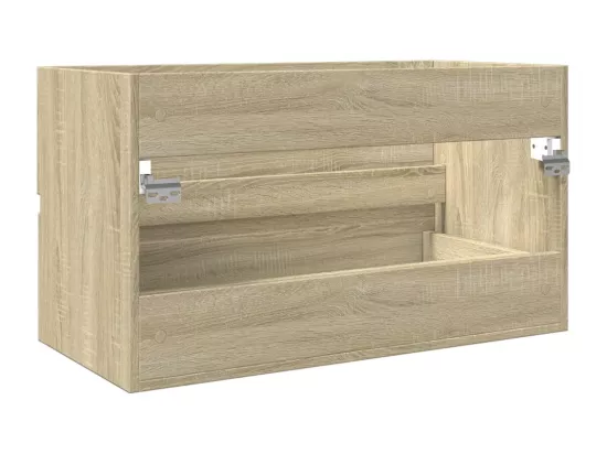 Armoire d'évier chêne sonoma 80x38,5x45 cm Bois d'ingénierie