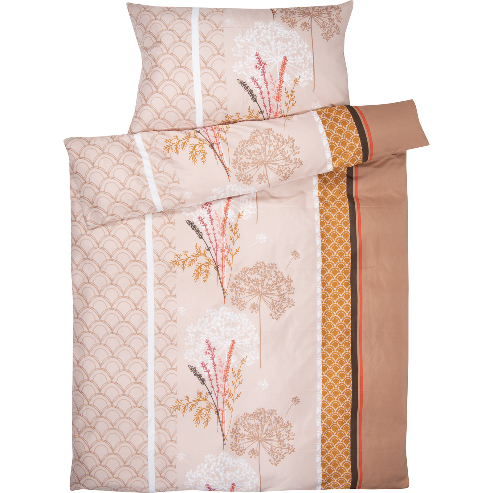 Bettwäsche mit floralem Muster 50x70 Kissenbezug