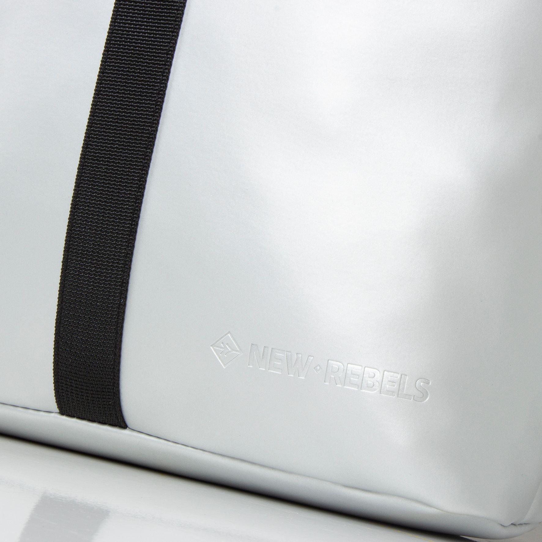 New Rebels Mart Los Angeles Rolltop Backpack Mini Metallic Silver