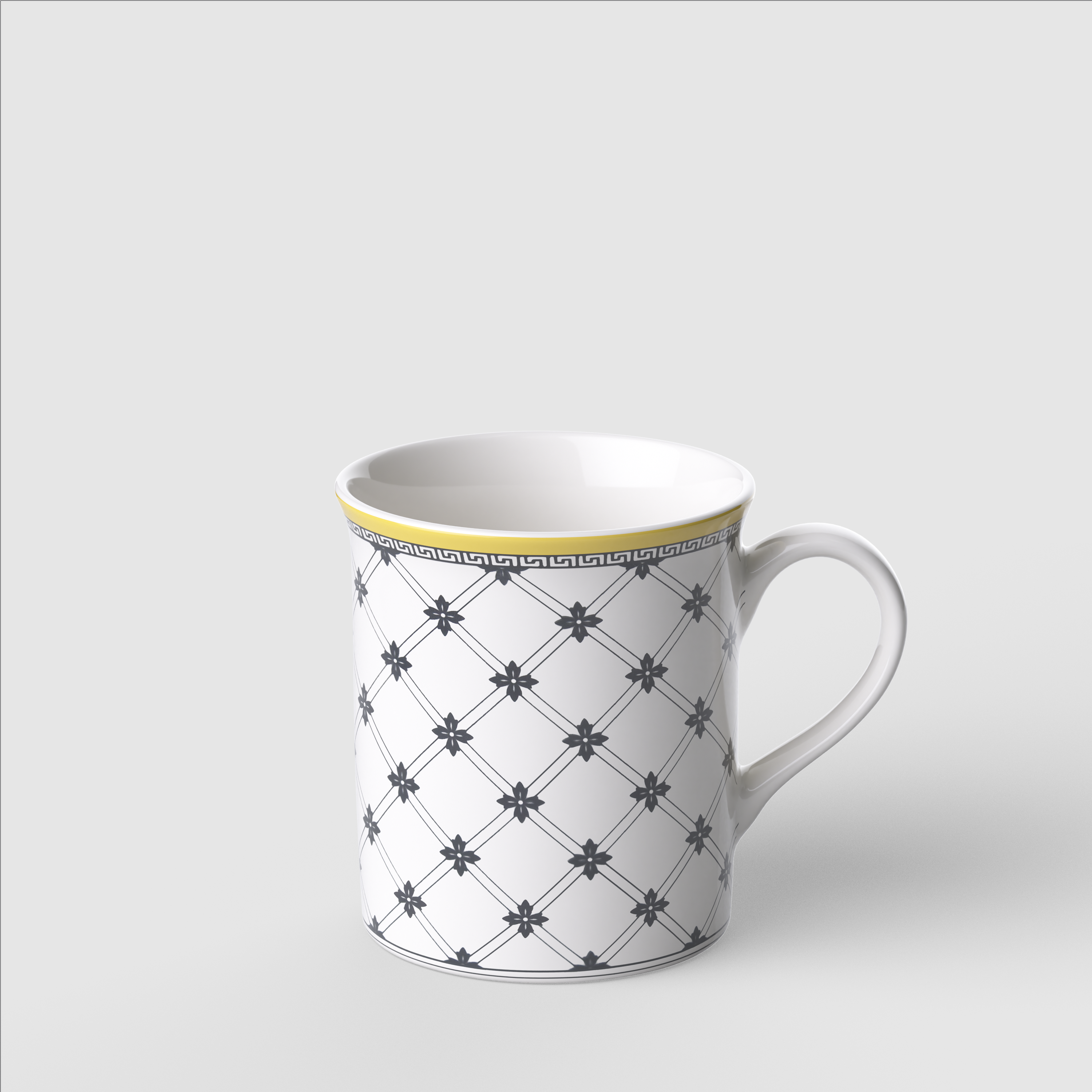Audun Mug Multi-colored, 8.5 oz, Premium Porcelain