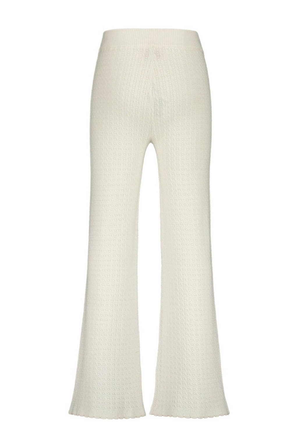 Vingino flared broek Silkie wit