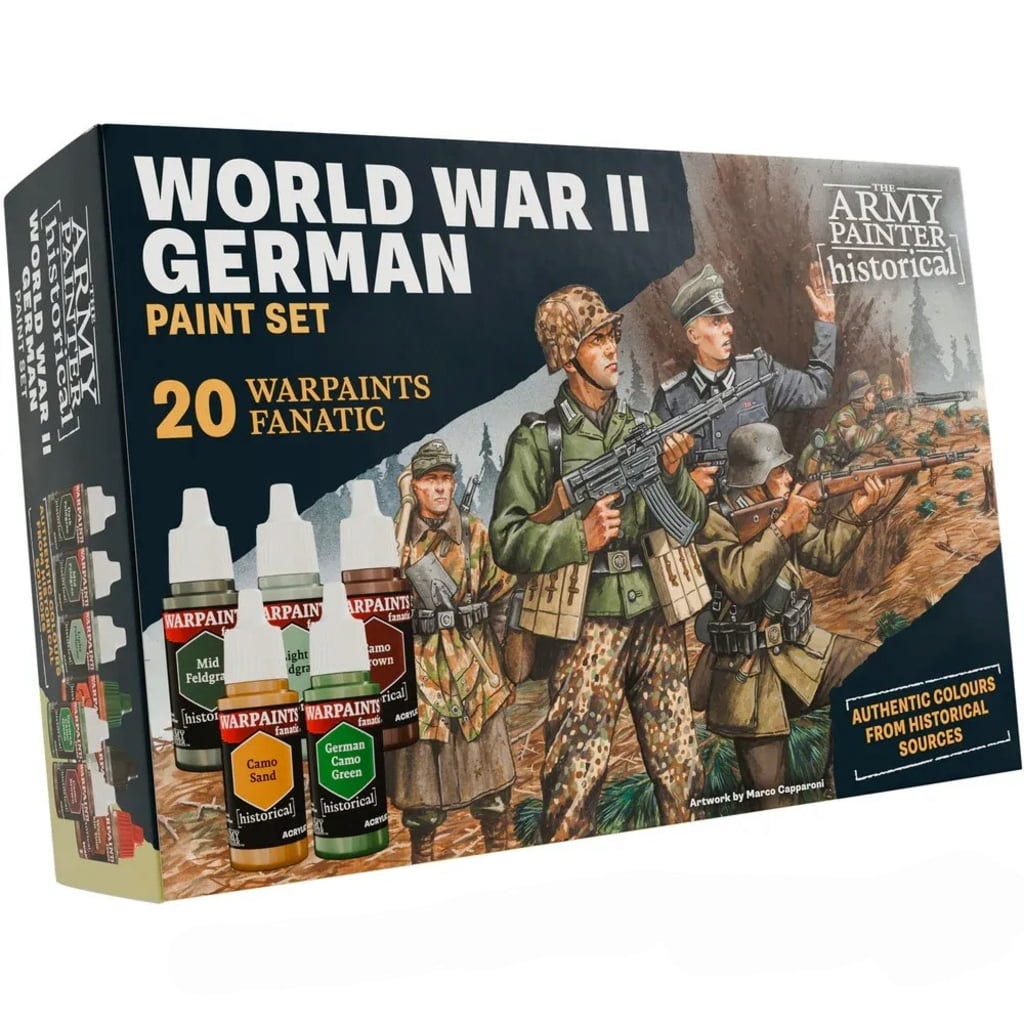 The Army Painter  Historical: World War II German Paint Set    Rekonstruiere den Blitzkrieg auf deinem Maltisch!