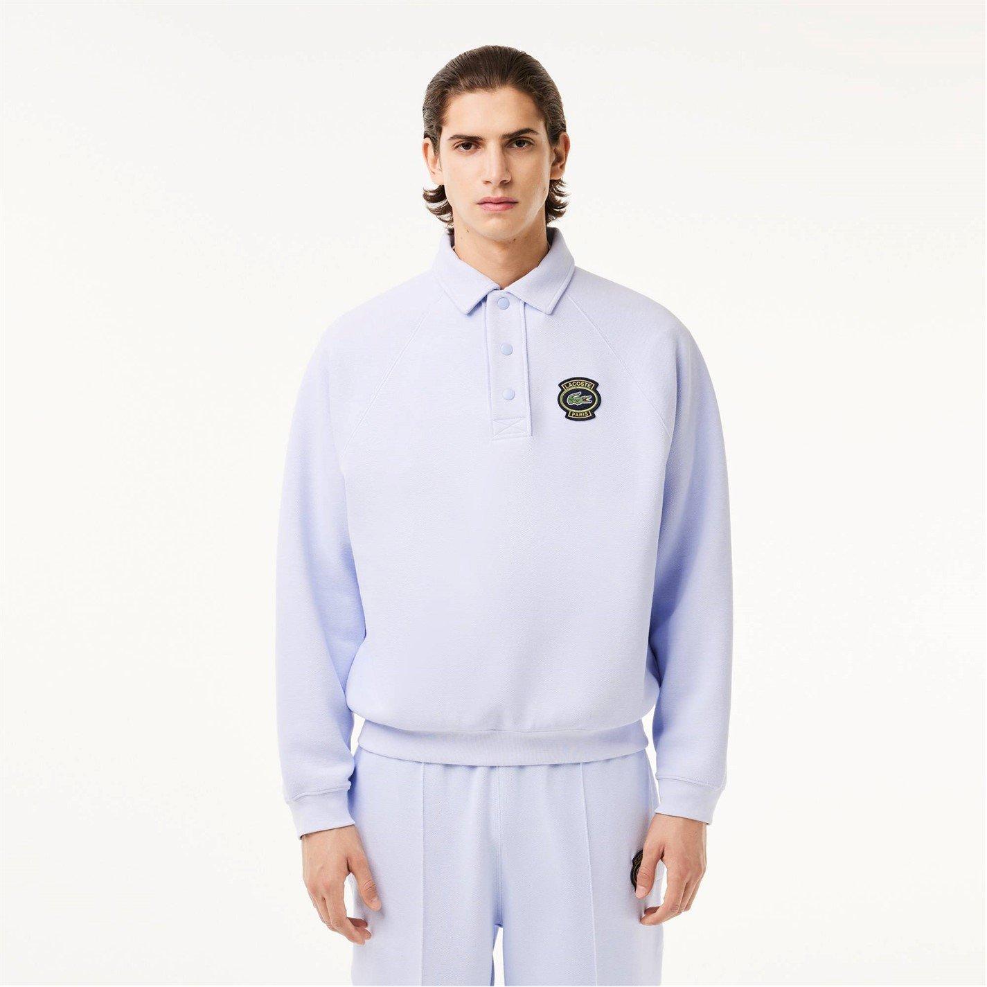 Lacoste Heritage Polo Neck Sweatshirt