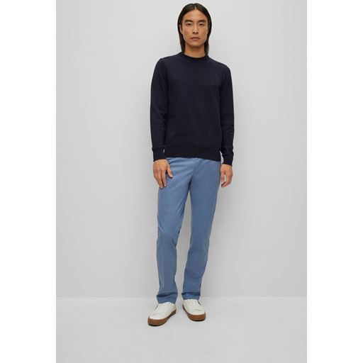 Boss Black Pacas Striktrøje, Dark Blue, M