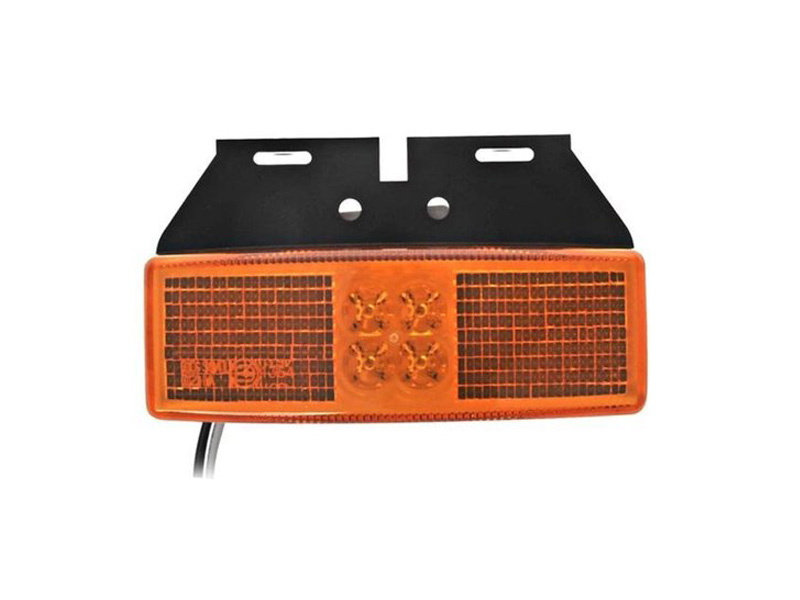 ProPlus 12/24 volt LED zijmarkeringslamp met houder - Oranje