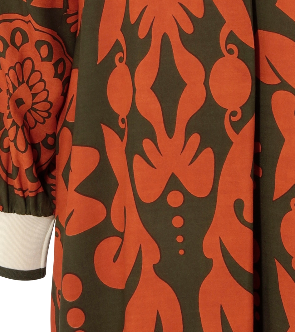 Aniston CASUAL Blusenkleid Eingrifftaschen mit grossflächigem, grafischen Druck