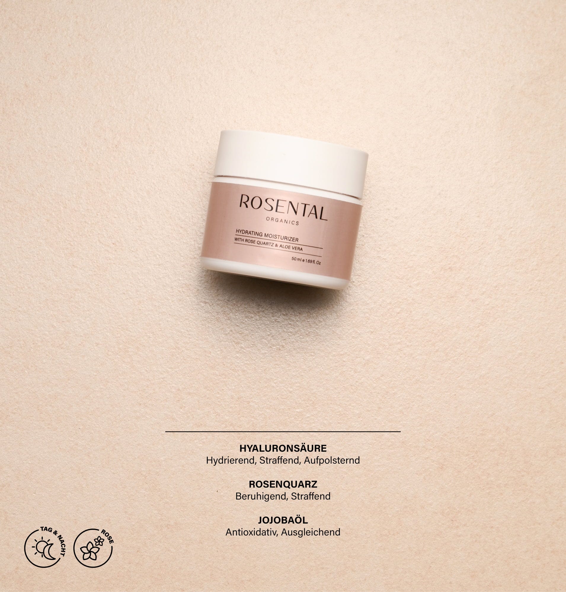 Rosental Organics  Hydrating Moisturizer, 50 ml