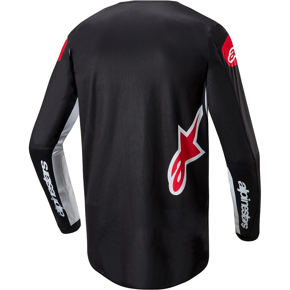 Alpinestars - Maillot Fluid Lucent Noir / Blanc / Rouge