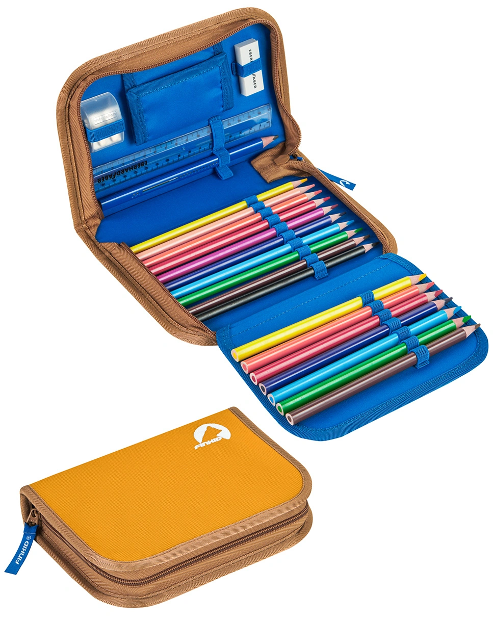 Schulranzen-Set BUDDY 4-teilig in golden yellow/cinnamon