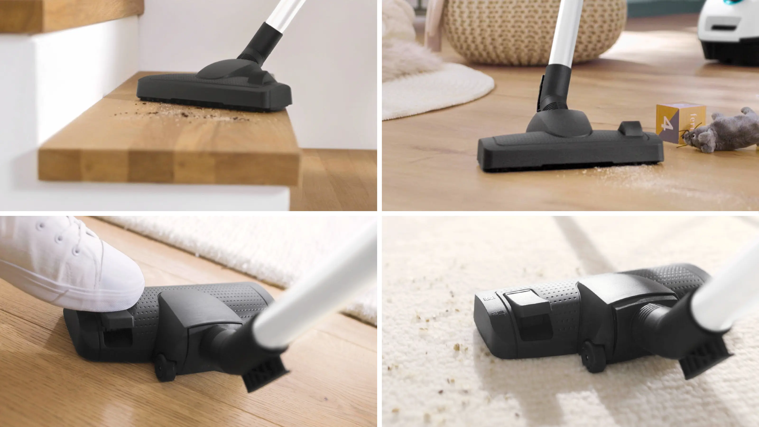 Serie 4 Stofzuiger met zak ProHygienic Wit