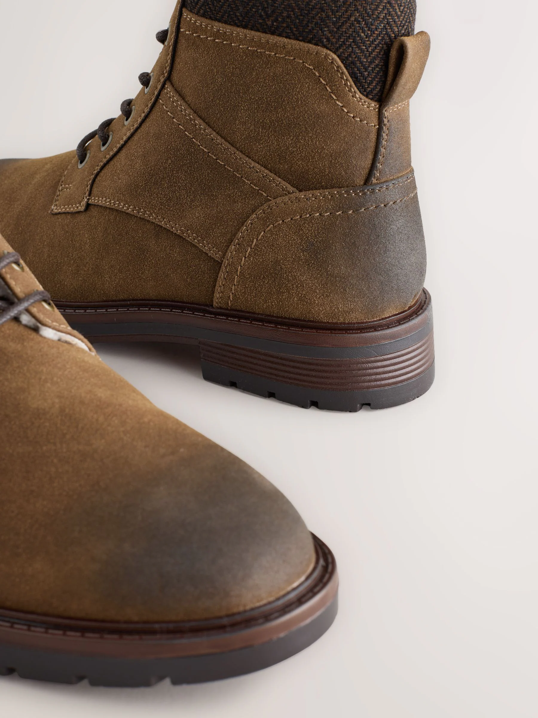 Lichtbruin - Tall Borg Lined Zip-Up Boots