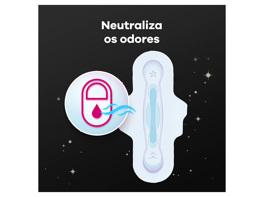 PENSOS HIGIÉNICOS ULTRAFINA NOITE COM ABAS AUSONIA 24 UN