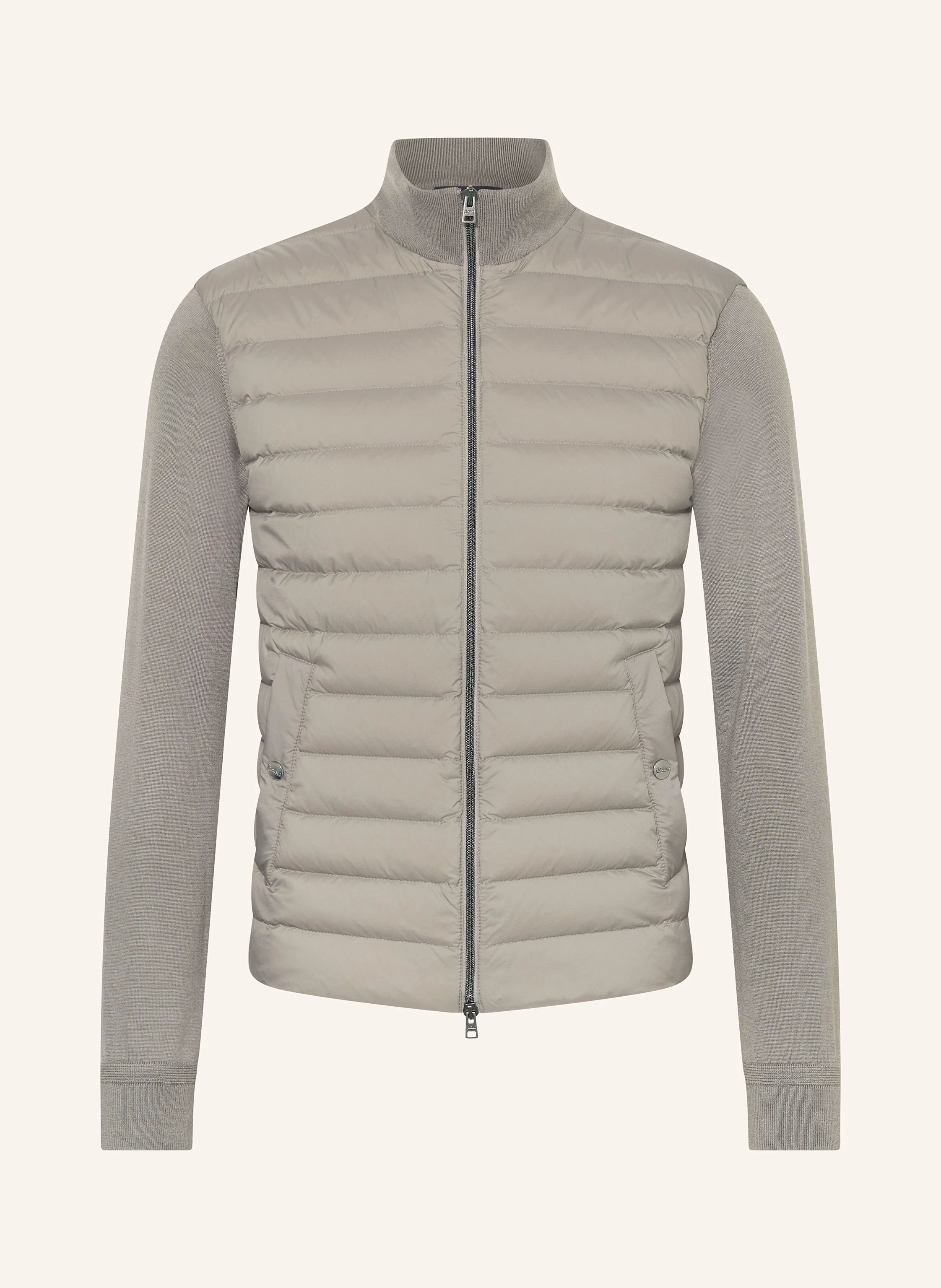 HERNO Strickjacke im Materialmix