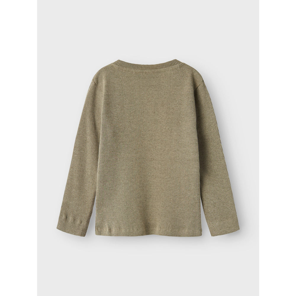 Køb Lil'Atelier Moss Gray Barbar Slim Bluse