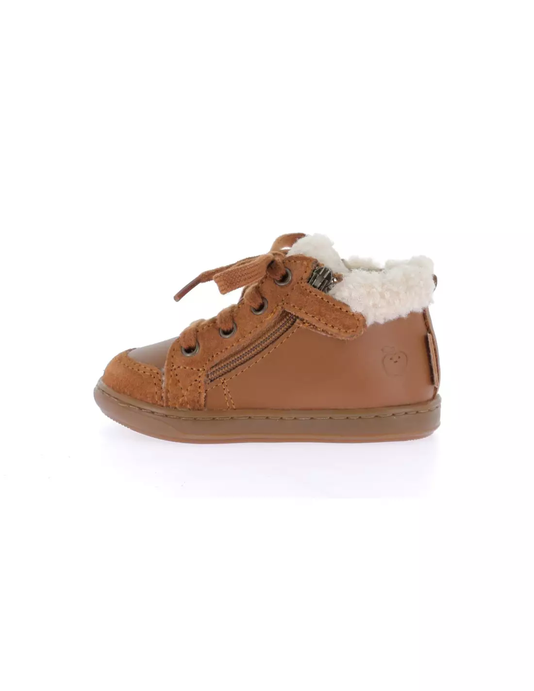 SHOO POM BOUBA ZIP WOOL NAPPA - Baskets FURCAMELOFFWHITE