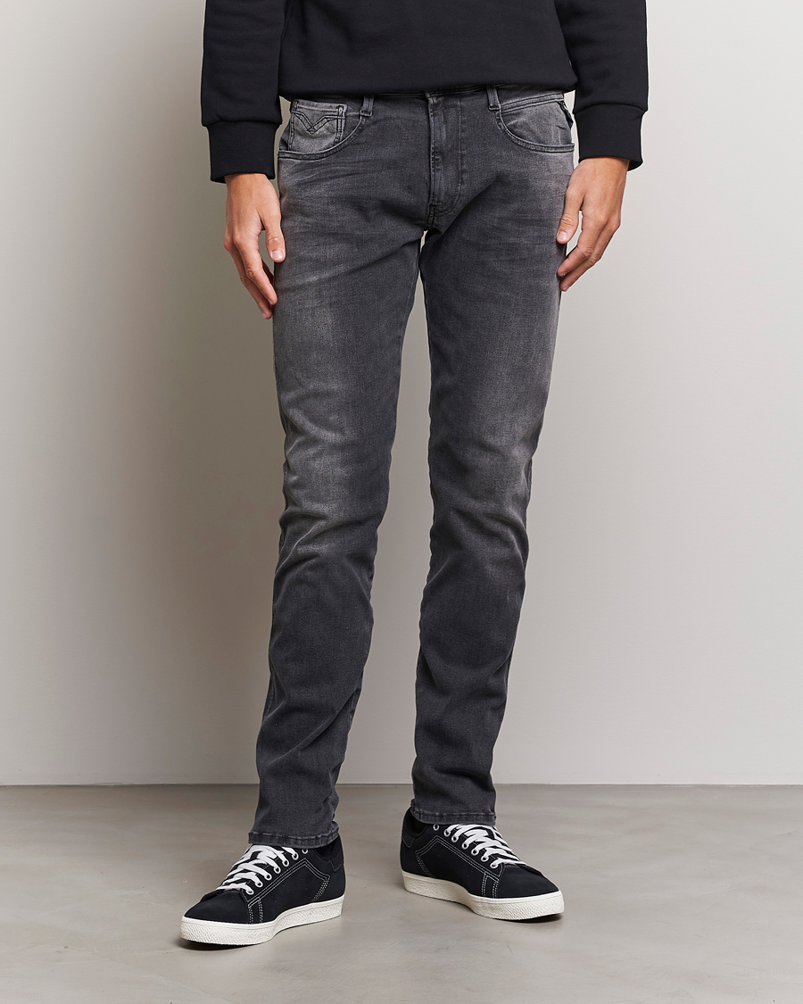 Replay Anbass Hyperflex Re-Used Jeans Washed Grey