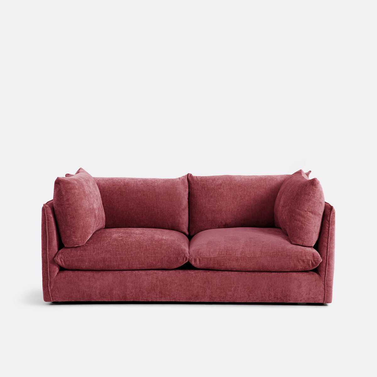 LA REDOUTE INTERIEURS<br>Sofá de 3 lugares em veludo texturizado espesso, Malo