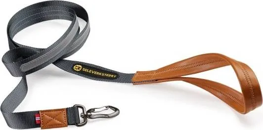 Seleverkstedet Seleverkstedet Link Dog lead 20mm Grå/brun