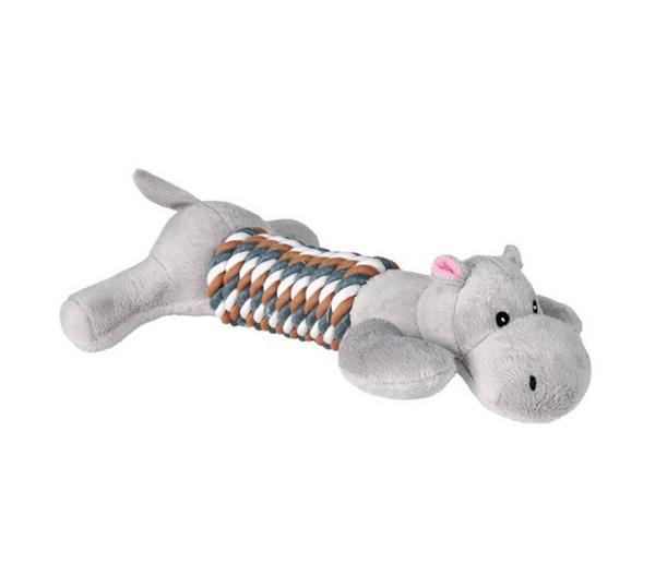 Trixie Hundespielzeug Figur mit Tau, 2
