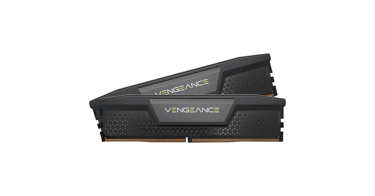 Corsair64 GB DDR5-6000 (2x 32 GB) Dual-Kit werkgeheugen  (Zwart, CMK64GX5M2D6000C40, Vengeance, XMP 3.0)