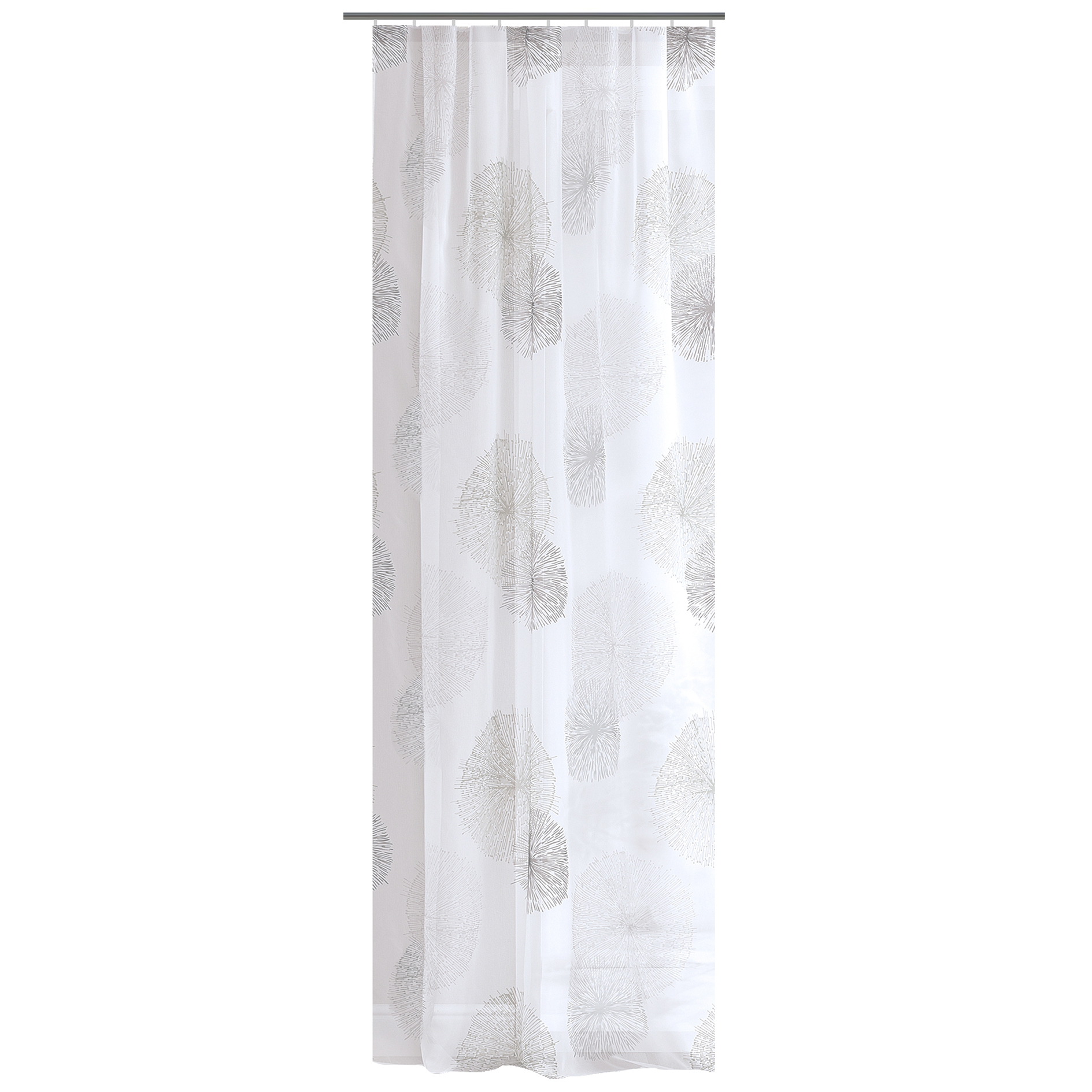 Zugbandschal RAWLINS - grau - 140x145 cm