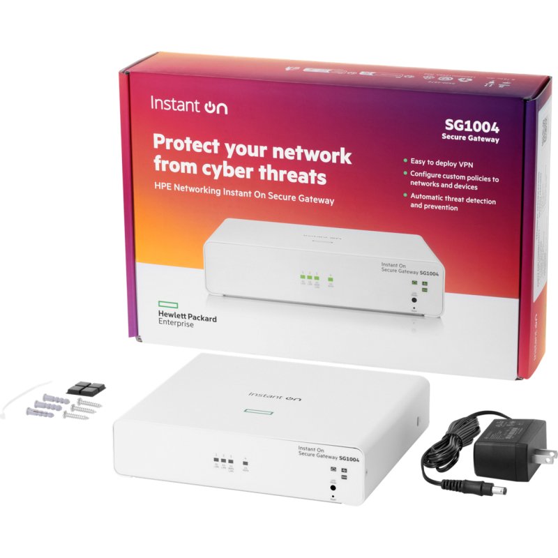 HPE Networking Instant On Secure SG1004 entrée et régulateur 10, 100, 1000 Mbit/s