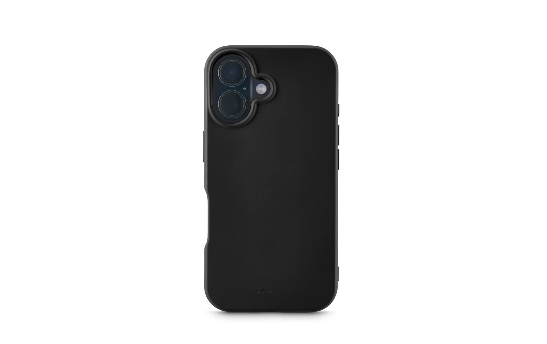 Back Cover MagCase Fantastic Feel Schwarz für iPhone 16 PlusHama Fantastic Feel Handy-Schutzhülle 17 cm (6.7