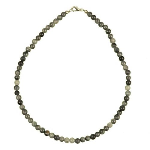 Collier tourmaline grise oeil chat