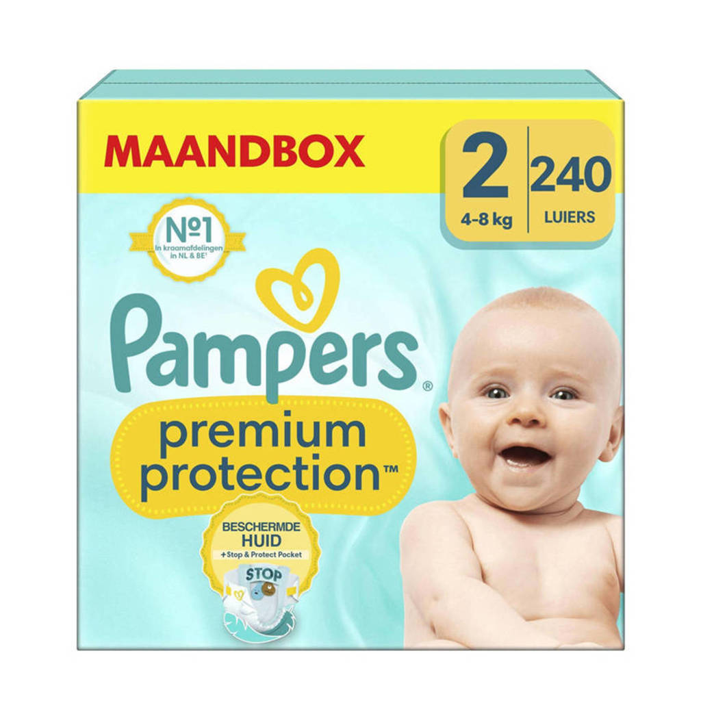 Erg fijne luiersMaat 2 maandbox - 240 luiers - 4kg - 8kg