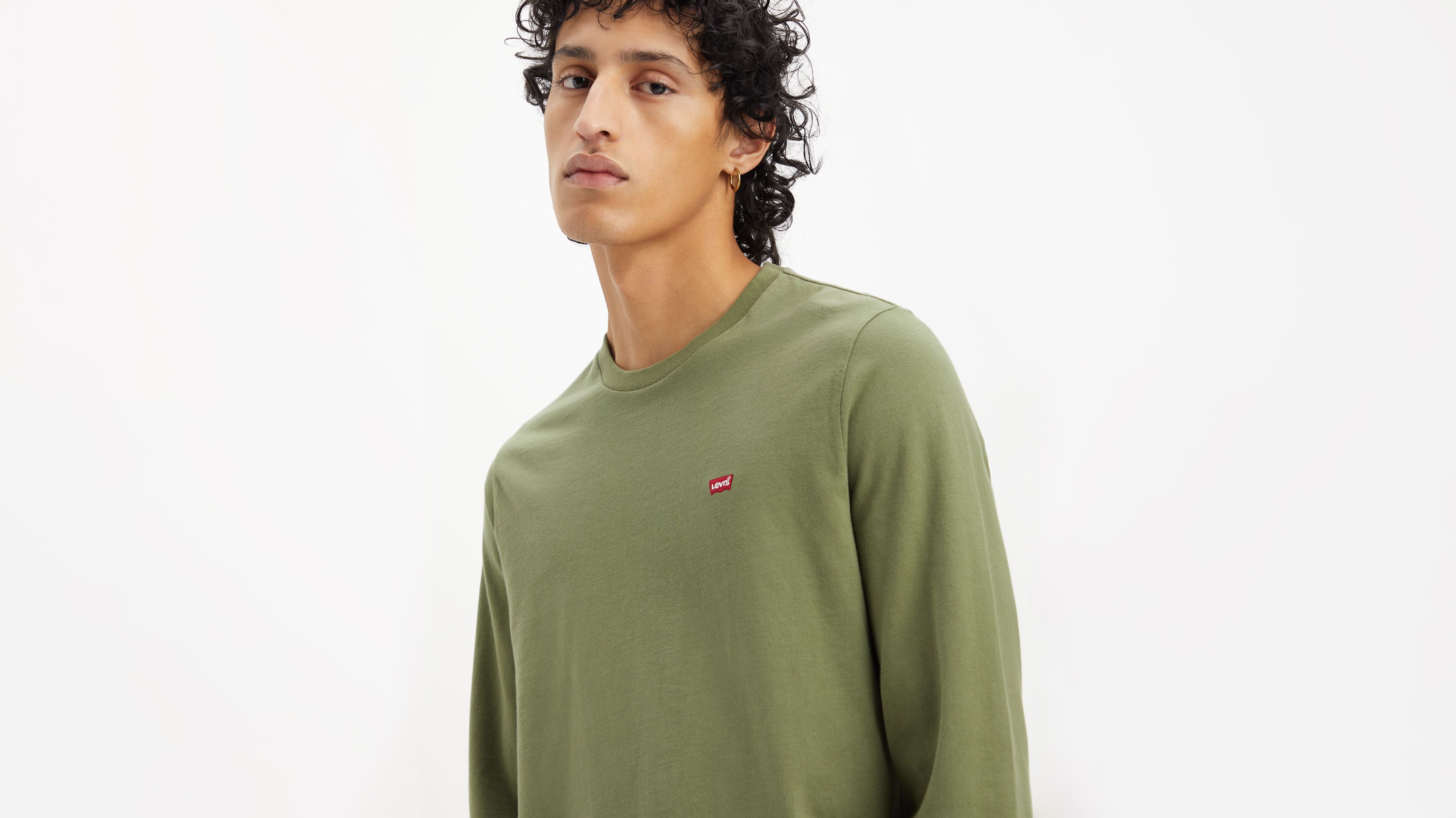 T-shirt manche longue Original Housemark - Bluish Olive - Vert