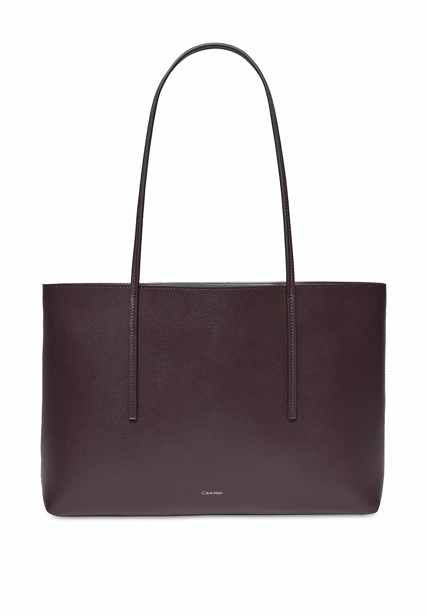 CALVIN KLEIN<br>Sacola de compras com logotipo em relevo