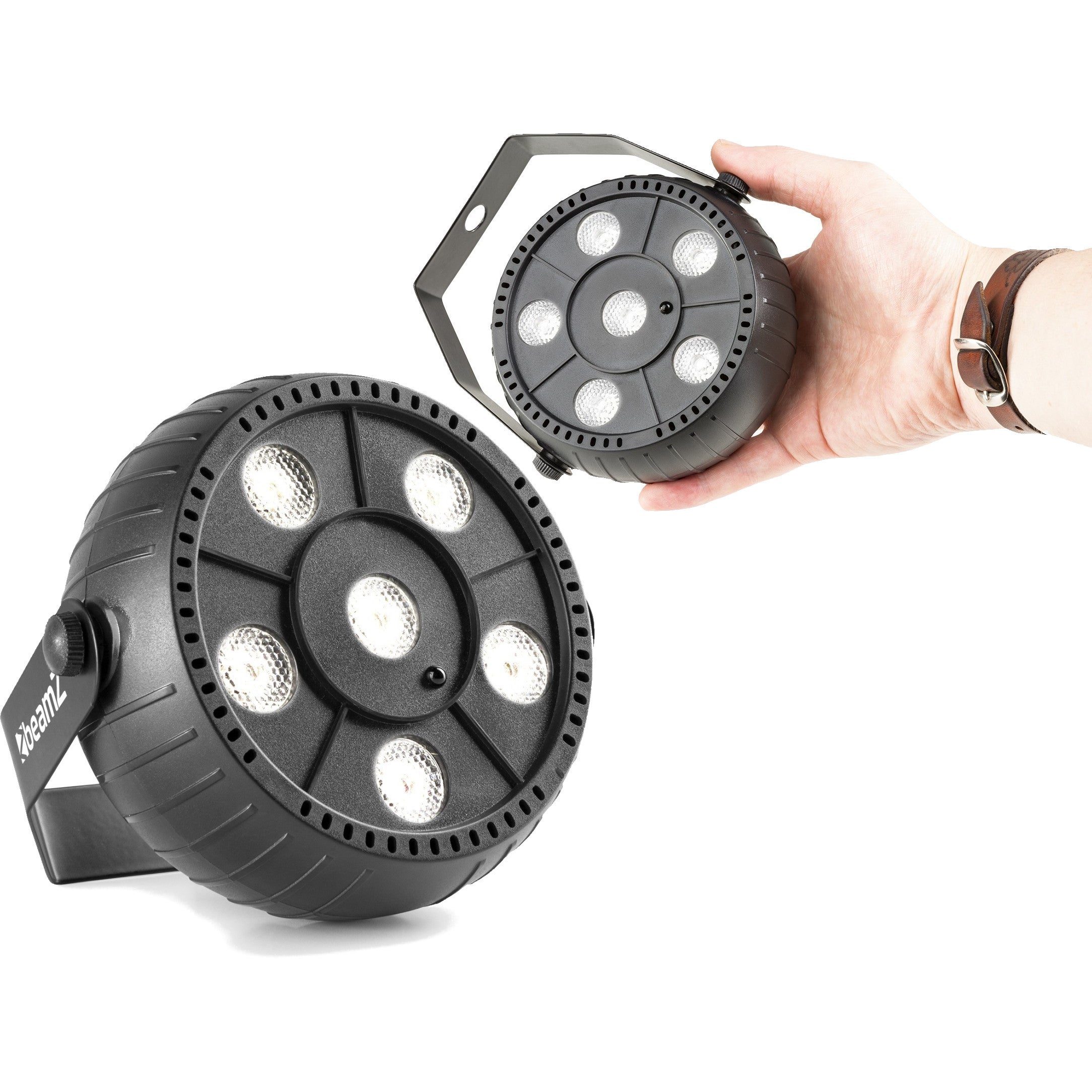 BeamZ PLP12 LED stroboscoop met ingebouwde accu (set van 2)