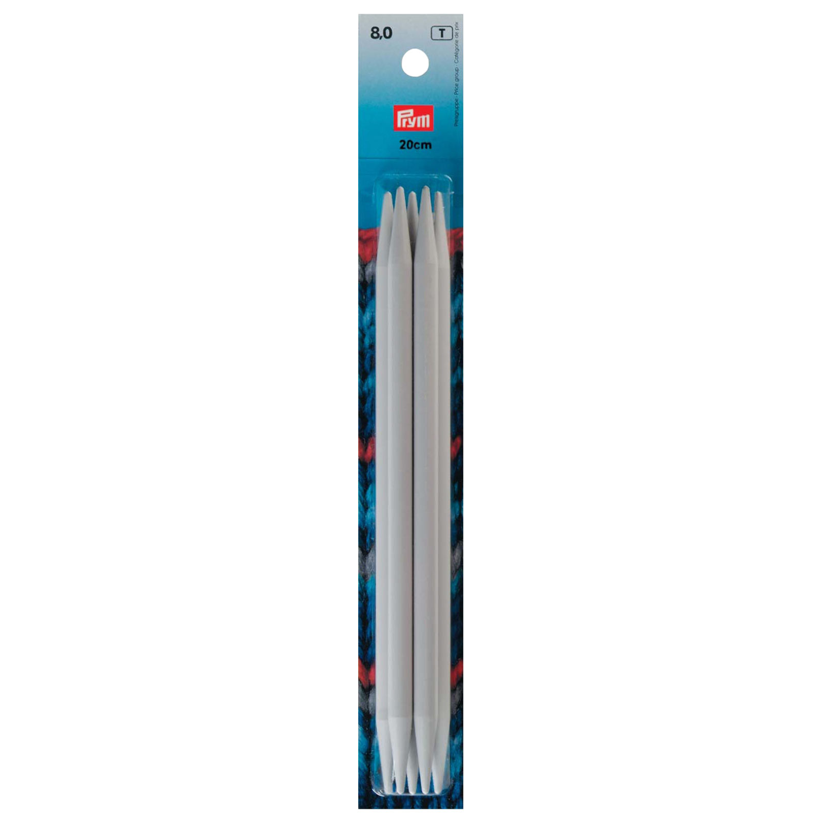 Stricknadel - für Strümpfe - Durchmesser 8 mm