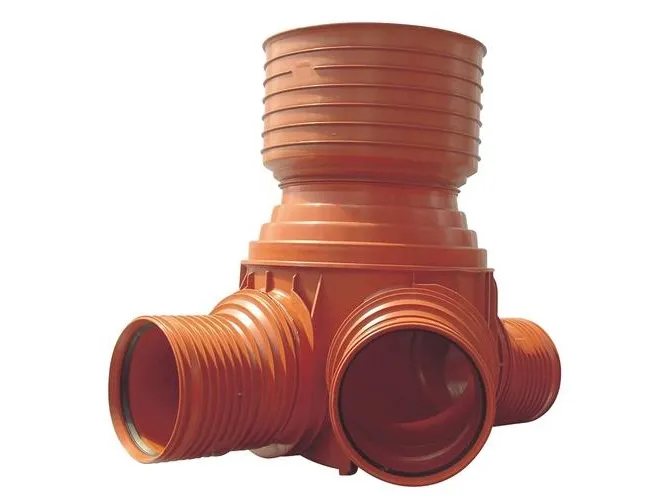 Uponor 160 x 425 mm TP3-brønd, glat, venstre tilløb