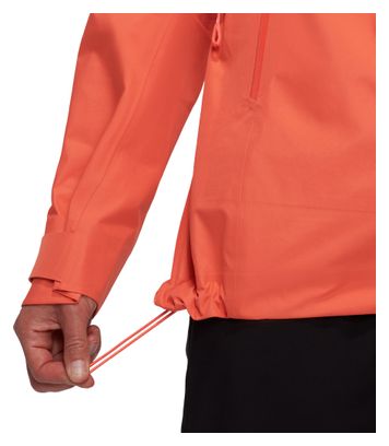 Veste Imperméable Femme Mammut Crater Iv Hooded Orange