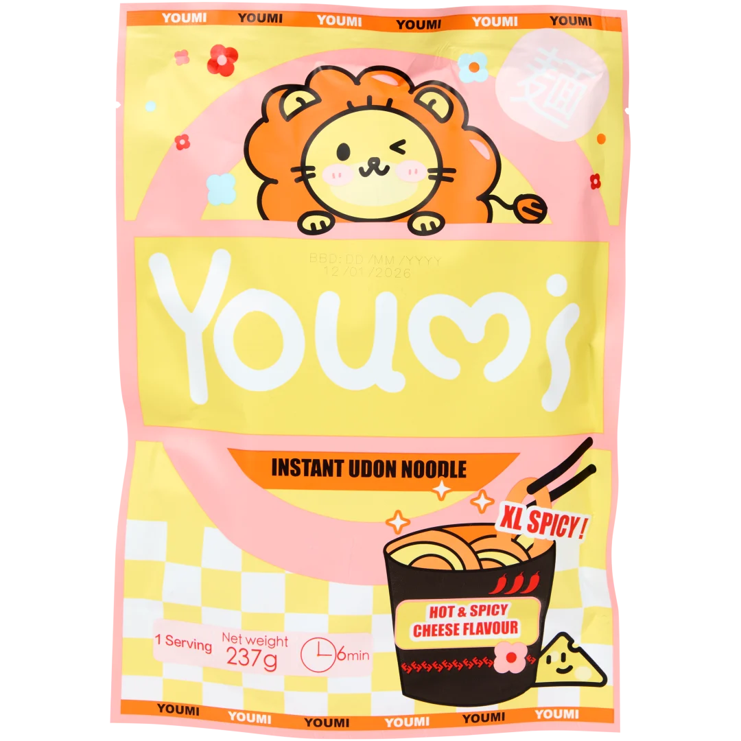 Youmi instant noedels Hot & Spicy Cheese 237 gram