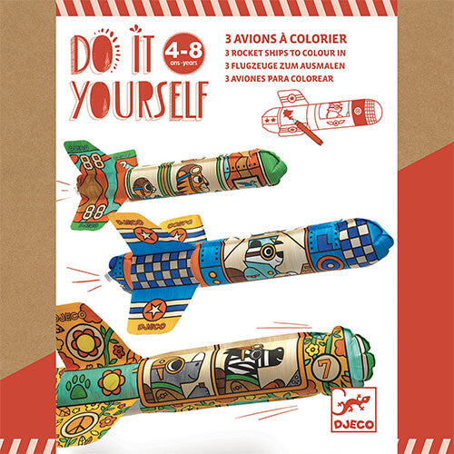 Djeco knutselset diy - raketten