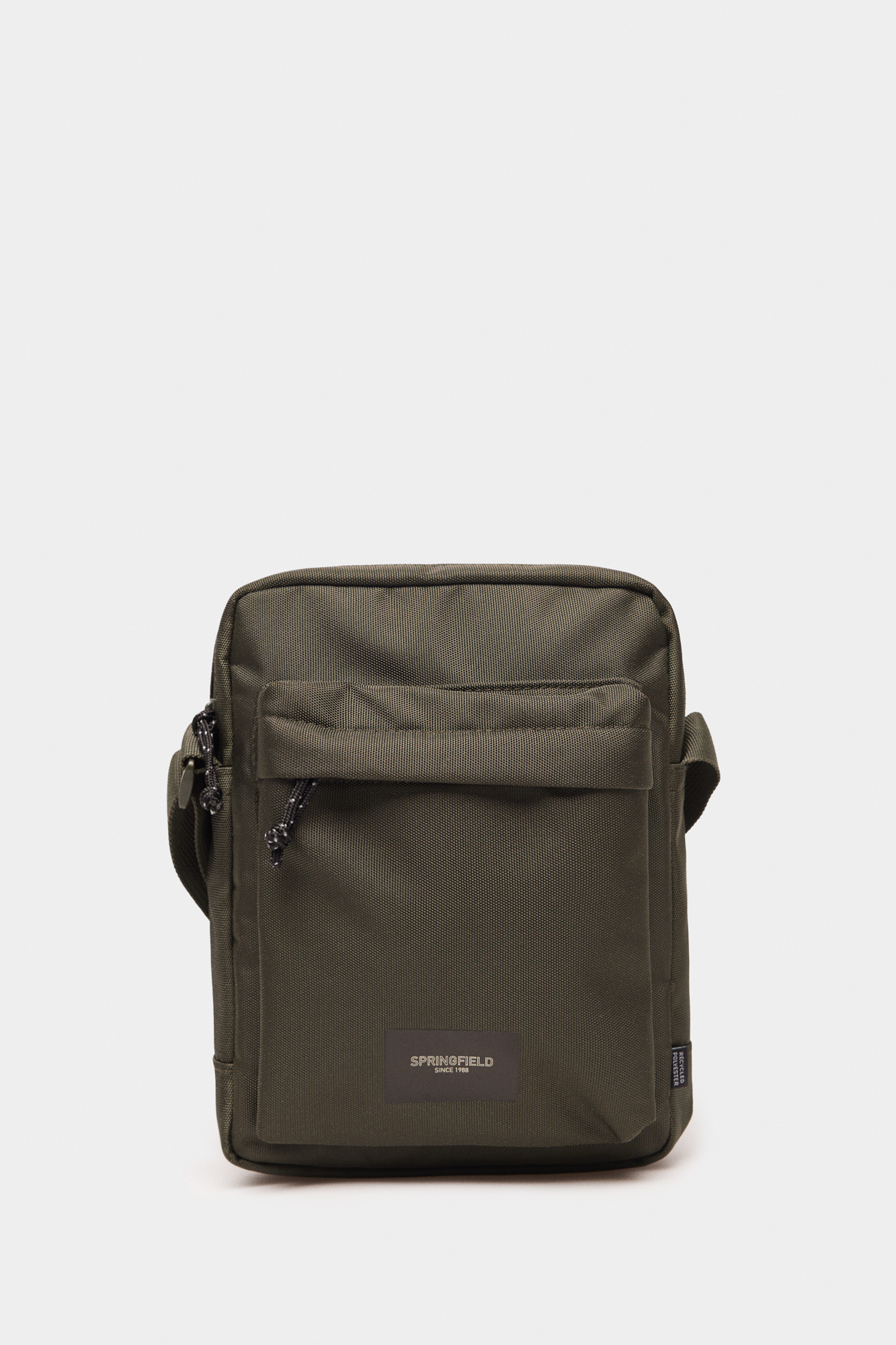 Bolsa transversal verde média
