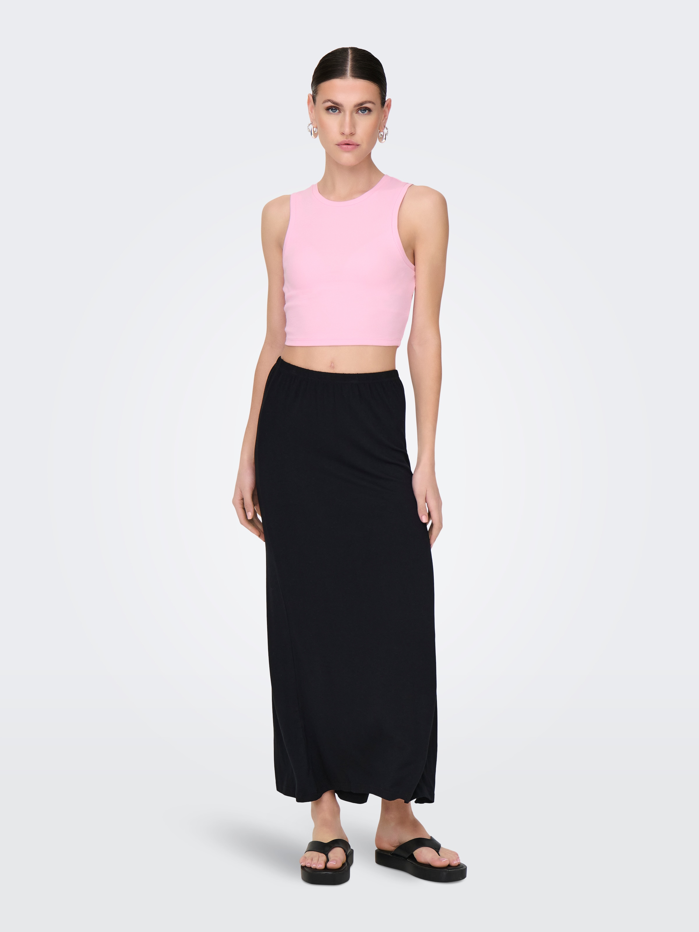 ONLY Tanktop »ONLVILMA S/L CROPPED TANK TOP JRS NOOS«