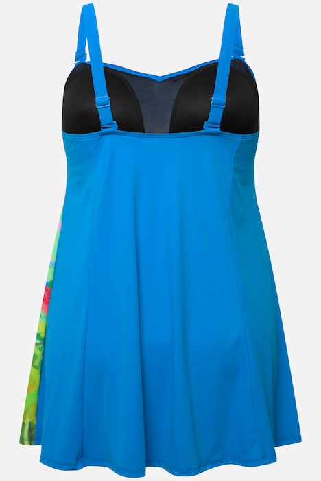 Badekleid, Papagei, Softcups, Träger abnehmbar, recycelt