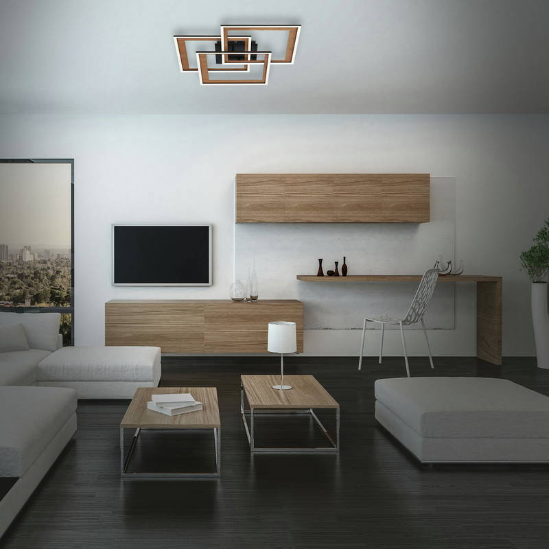 Briloner LED-Deckenleuchte FRAME