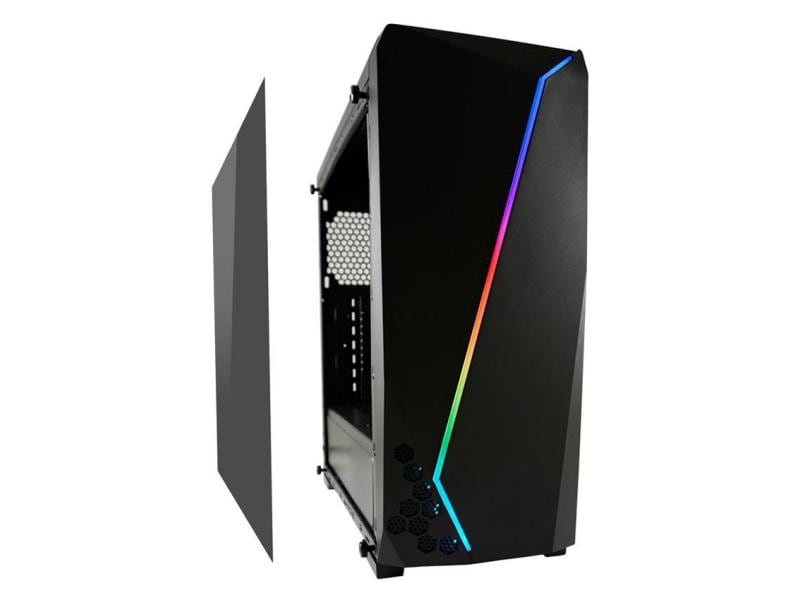 LC-Power PC-Gehäuse Gaming 700B Hexagon Mid-Tower Gehäuse