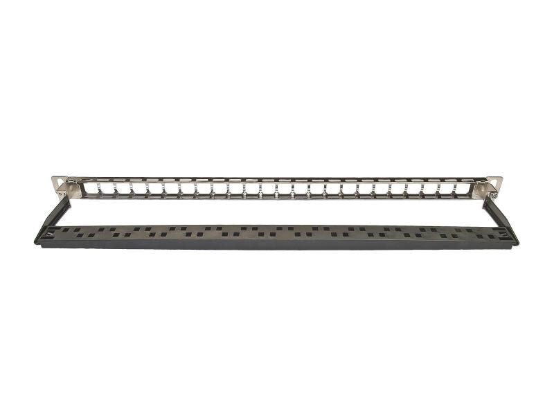 Wirewin Patchpanel 24 Port, Keystone, 0.5HE 19